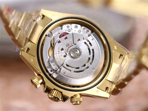 rolex yellow gold replica japanese mechanism|rolex clone wheel movement.